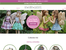 Tablet Screenshot of myfairygardens.com